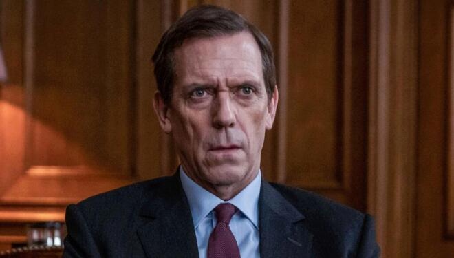 Hugh Laurie salvages this empty political drama 