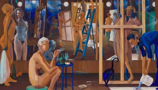 Lisa Brice, Smoke and Mirrors, Hayward Gallery. 