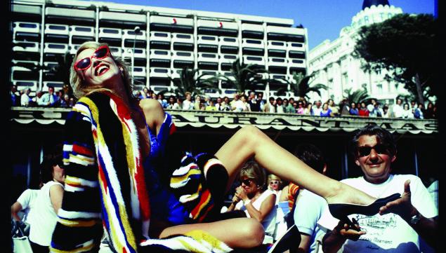 Jerry Hall and Helmut Newton, Cannes by David Bailey, 1983 © David Bailey