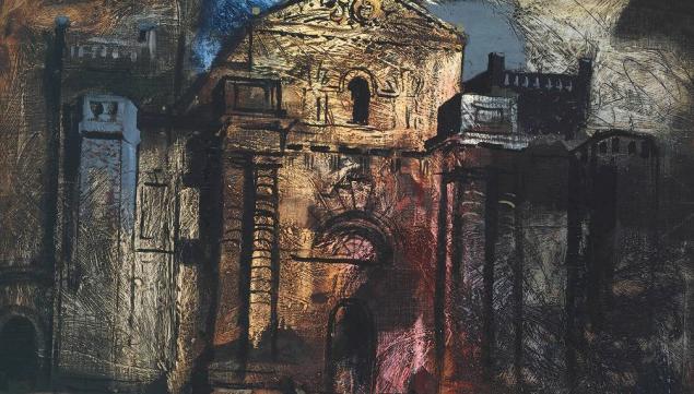 John Piper Seaton Delaval 1941. Presented by Sir Kenneth Clark (later Lord Clark of Saltwood) through the Contemporary Art Society 1946 © Tate