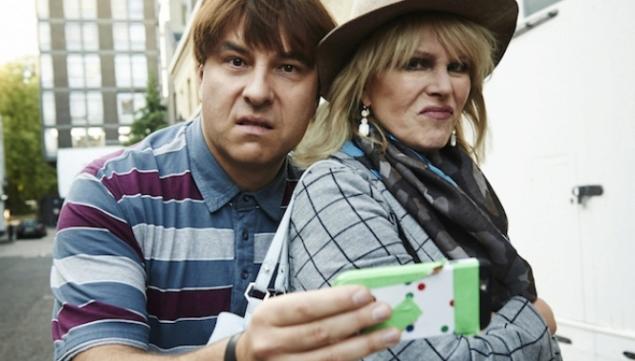 David Walliams and Joanna Lumley 