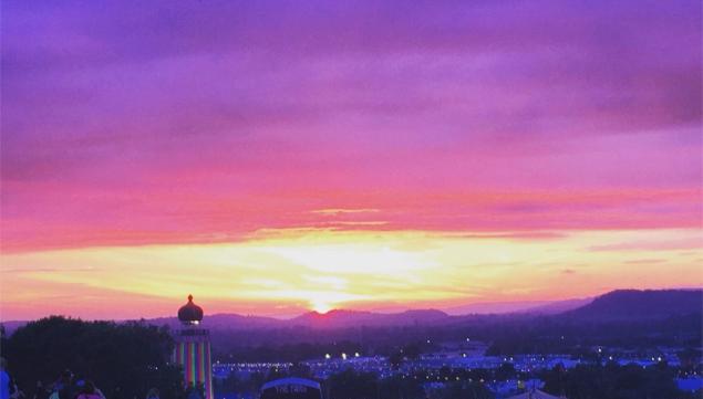 2016 Glastonbury Playlist Glastonbury sunset