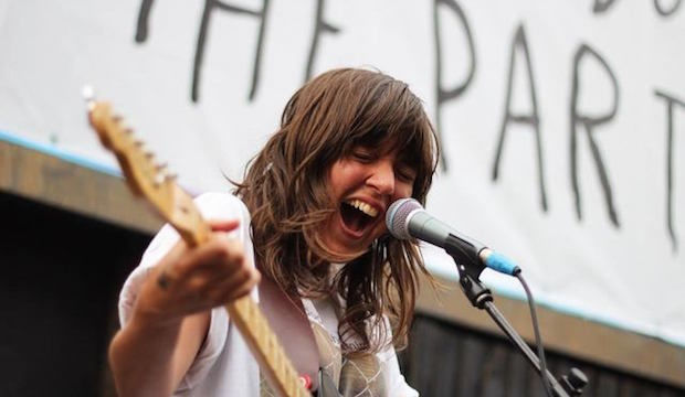 Courtney Barnett in the video for 'Nobody Really Cares...'