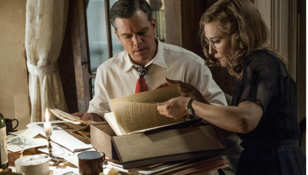 Matt Damon and Cate Blanchett star in The Monuments Men