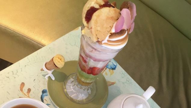 Afternoon Tea Sundae, Fortnum and Mason's Parlour