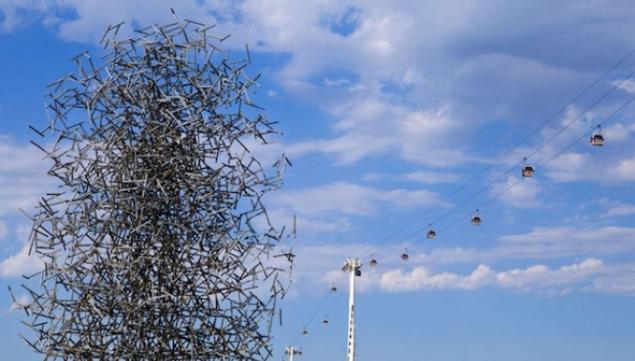 © ANTONY GORMLEY  Quantum Cloud  2000 Galvanised steel Antony Gormley The Line art walk london high line