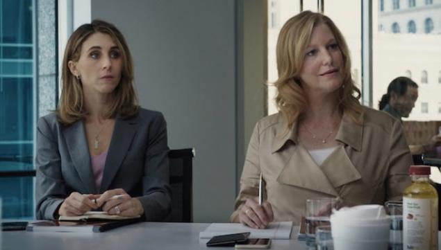 Sarah Megan Thomas and Anna Gunn in Equity