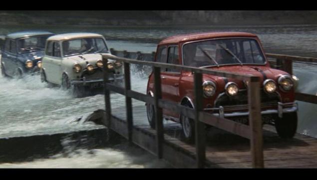 The car chase, Italian Job