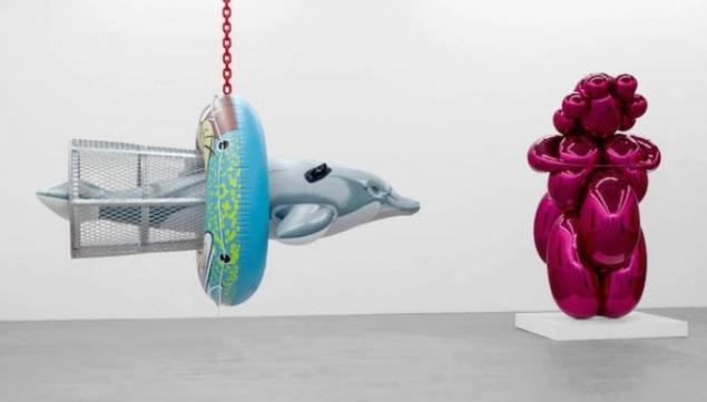 Jeff Koons at the Almine Rech Gallery, Savile Row