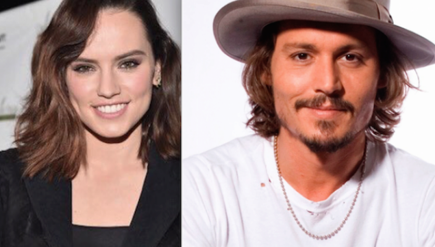 Daisy Ridley and Johnny Depp new film 