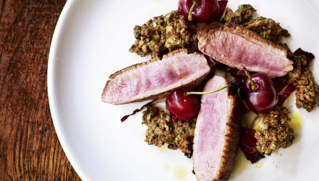 Duck with Cherries at Veneta: Venetian restaurant in London