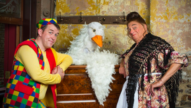 Mother Goose, Christmas Pantomime 2016, Wilton's Music Hall 