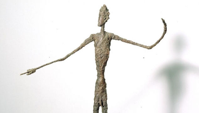 Detail: Alberto Giacometti, Man Pointing 1947, Tate. © The Estate of Alberto Giacometti (Fondation Giacometti, Paris and ADAGP, Paris), licensed in the UK by ACS and DACS, London 2016