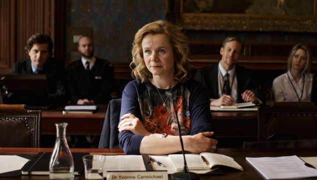 Emily Watson in BBC One's new drama: Apple Tree Yard