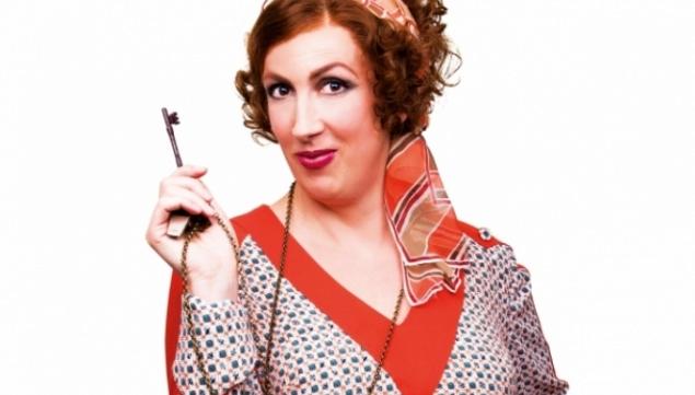 Annie, London 2017: Miranda Hart as Miss Hannigan. Photo © Matt Crockett