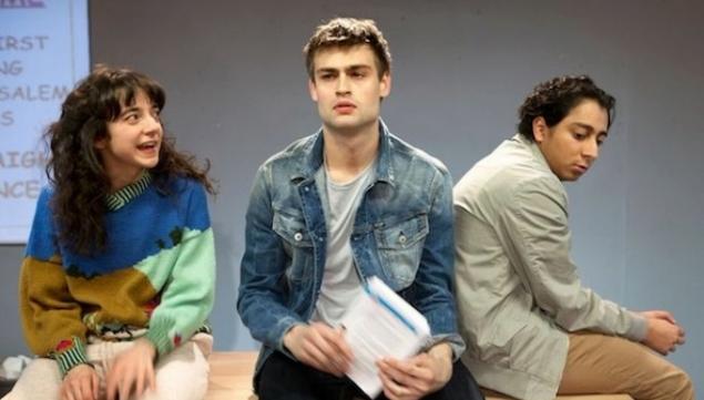 Speech and Debate: Patsy Ferran, Douglas Booth and Tony Revolori. Photo by Simon Annand.