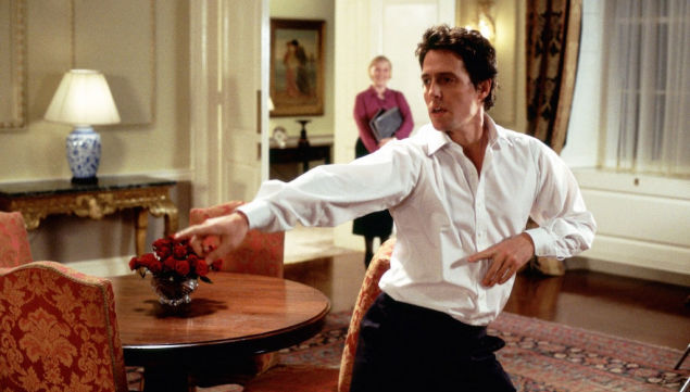 Hugh Grant – Love, Actually dance