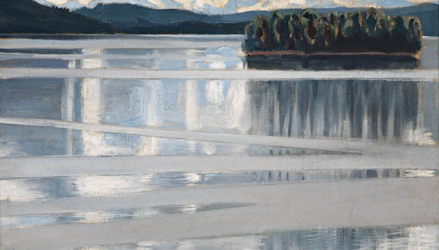 'Lake Keitele', Akseli Gallen-Kallela, 1904 version. Image via the National Gallery.