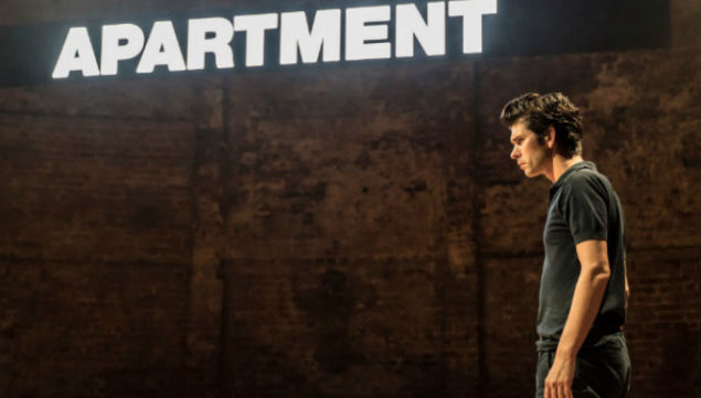 Ben Whishaw in Against, Almeida Theatre. Photo by Johan Persson.