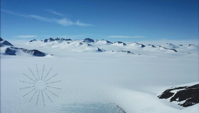 Richard Long Antarctic Footprints, 2012 Photographic print © the artist; Courtesy, Lisson Gallery, London