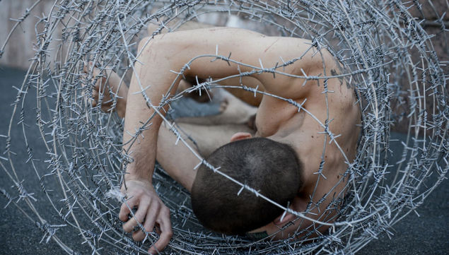 Pyotr Pavlensky, Carcass, 2013 