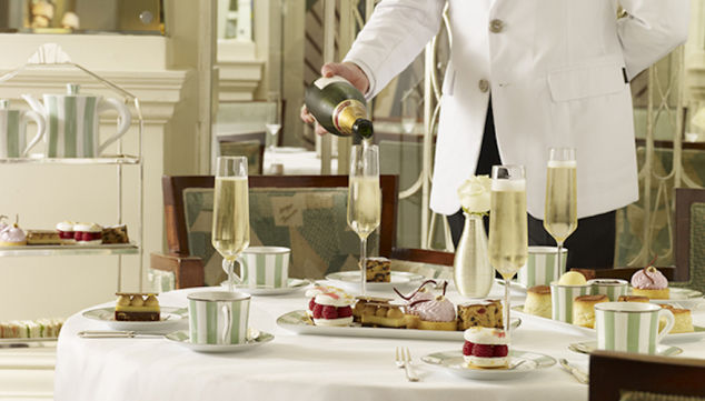 Champagne and Carols at Claridge's Christmas Afternoon Tea 