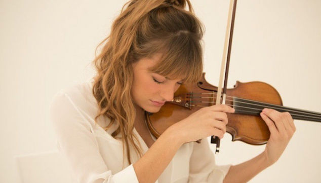 	 Violinist Nicola Benedetti is ambassador for the BBC Young Musician of the Year competition, 40 years old this year. Photo: Simon Fowler