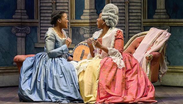 Susanna and the Countess hatch a plan in The Marriage of Figaro. Photo: Jane Hobson