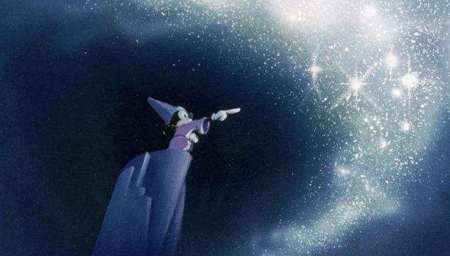 Artwork of Sorcerer’s Apprentice Mickey from Walt Disney’s Fantasia which provided the inspiration for The Vaults' Sounds and Sorcery. Image © Disney 