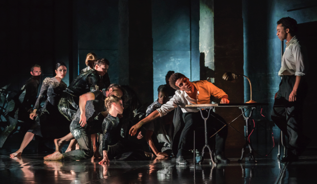 Life Is a Dream, Liam Francis and Rambert dancers, photo Johan Persson