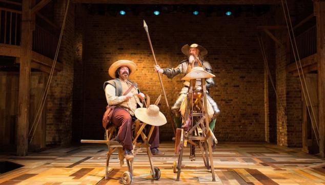 David Trelfall and Rufus Hound in Don Quixote from the Original 2016 production at the Swan Theatre Photo by Helen Maybanks © RSC