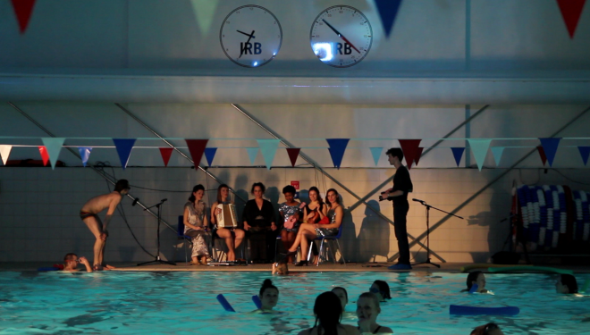 Lina Lapelyte Candy Shop 2013 Performance at Ironmonger Row Baths Photo © Federico Strate Pezdirc Courtesy of the artist