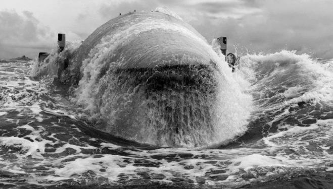 Pelamis wave machines, the Sound of Hoy, Orkney Islands © Stuart Franklin / Magnum Photos