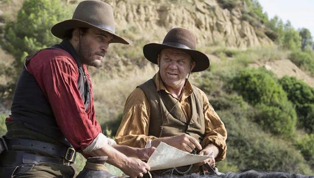 Joaquin Phoenix and John C Reilly in The Sisters Brothers