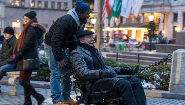 Kevin Hart and Bryan Cranston in The Upside