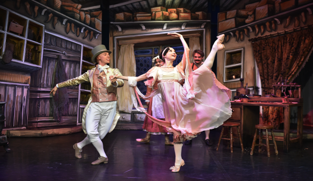 Shaun Bates & Laura Rocco in Northern Ballet's Elves and the Shoemaker, photo Brian Slater