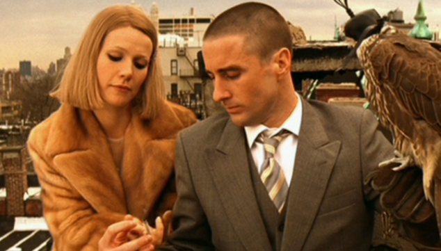 Gwyneth Paltrow and Owen Wilson play Margot and Richie in Wes Anderson's The Royal Tenenbaums