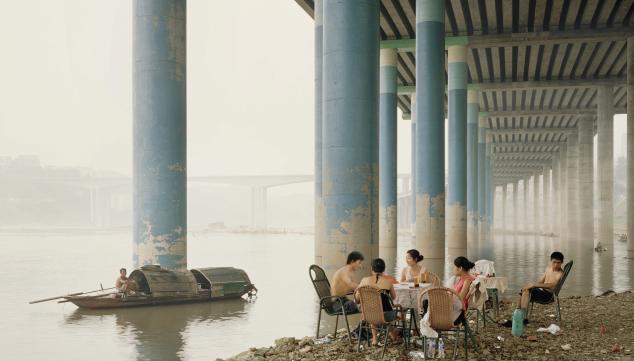 Nadav Kander Chongqing IV (Sunday Picnic), Chongqing Municipality,  2006 © Nadav Kander, courtesy Flowers Gallery, courtesy Barbican