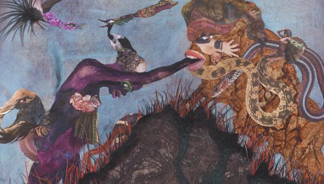 Wangechi Mutu, Mountain of Prayer, courtesy of Victoria Miro