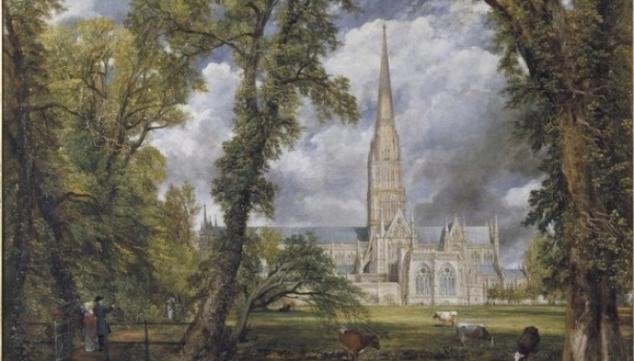 Salisbury Cathedral from the Bishop’s Ground, Oil on canvas 1823 John Constable © Victoria and Albert Museum, London