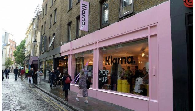 Klarna pops-up until 12 June