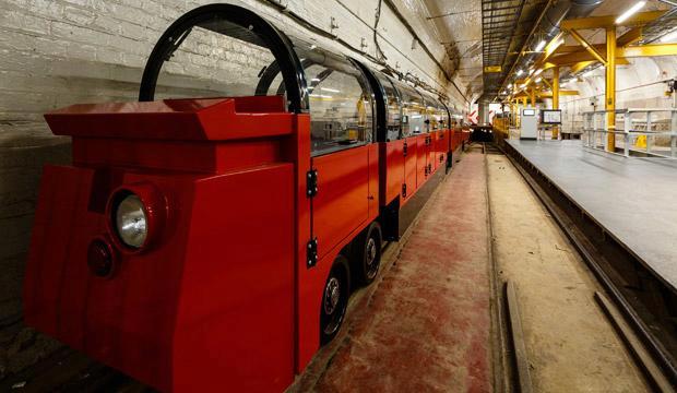 The Mail Rail at the Postal Museum 