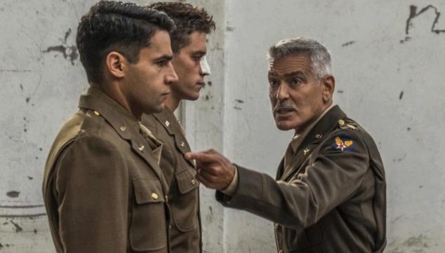 George Clooney and Christopher Abbott in Catch-22, Channel 4