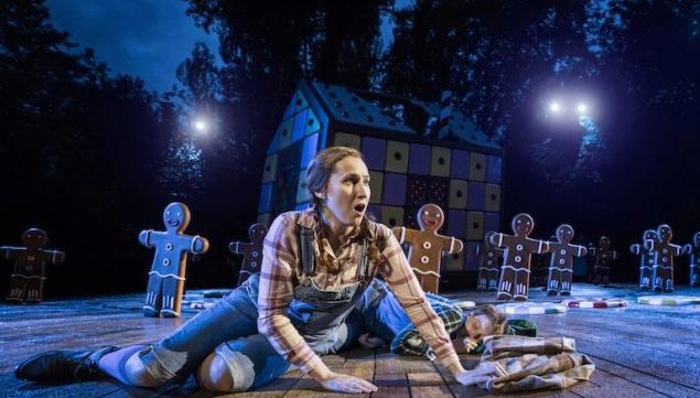 Elizabeth Karani as Gretel in Hansel and Gretel at Regent's Park Open Air Theatre. Photo: Johan Persson