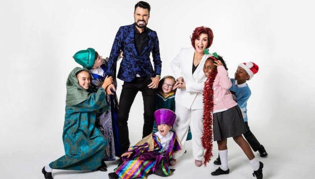 Sharon Osbourne and Rylan Clark-Neal in Nativity! The Musical