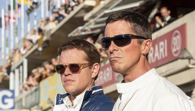 Matt Damon and Christian Bale in Le Mans '66