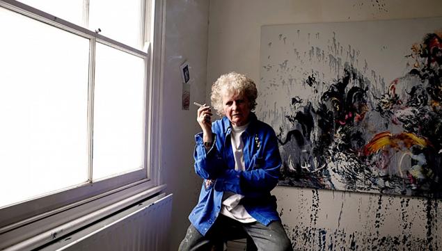 Maggi Hambling CBE Portrait by Jens Marrott, courtesy of National Gallery London