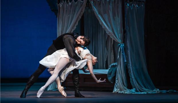 The Royal Ballet, Onegin, Natalia Osipova and Reece Clarke (c) ROH 2020 Tristram Kenton