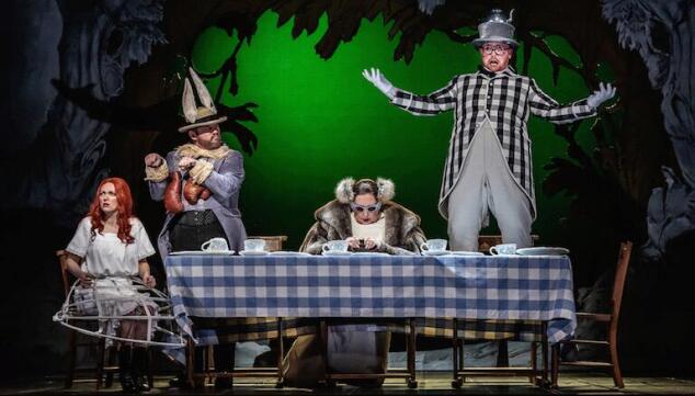 Alice is plunged into a madcap world in Gerald Barry's opera. Photo: Clive Barda