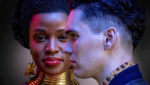 Masali Baduza and Jack Rowan in Noughts and Crosses, BBC One